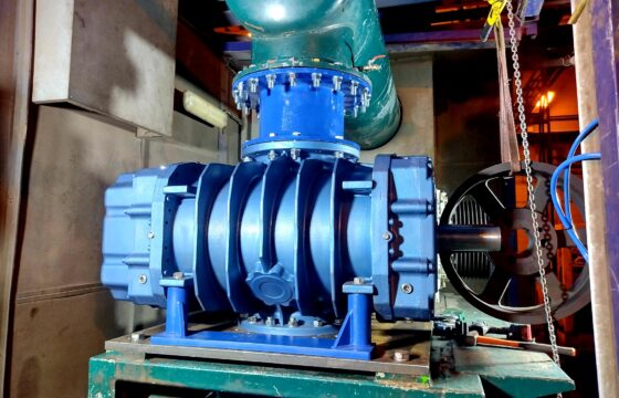 Delivery and installation of a 3D100B blower to an older unit at Jaworzno Power Plant (PL)