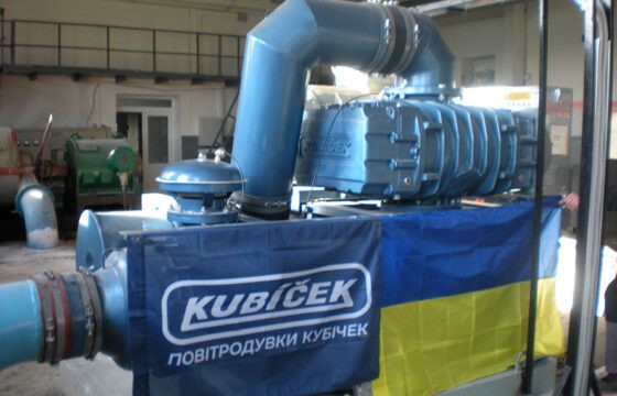 Мы запустили вторую установку 3D90B-300 на украинской станции очистки сточных вод