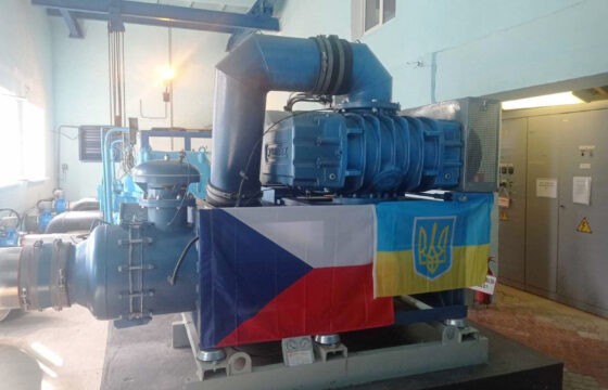 Мы запустили 3D90B-300 на украинских очистных сооружениях