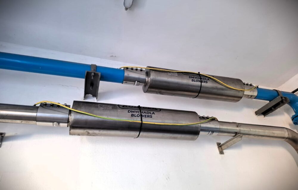 WWTP Luže (CZ) – reduction of blower noise